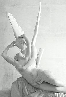 Psyche Revived by Cupid's Kiss, by Antonio Canova, in the Louvre, Paris.